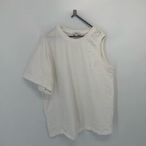 Agolde Della Asymmetric T-Shirt In White